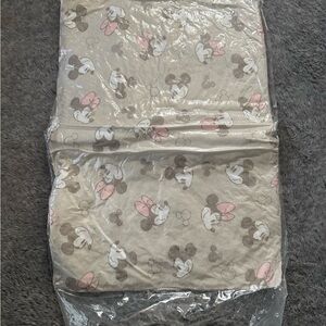 Disney Pink and Gray Pile Pillow